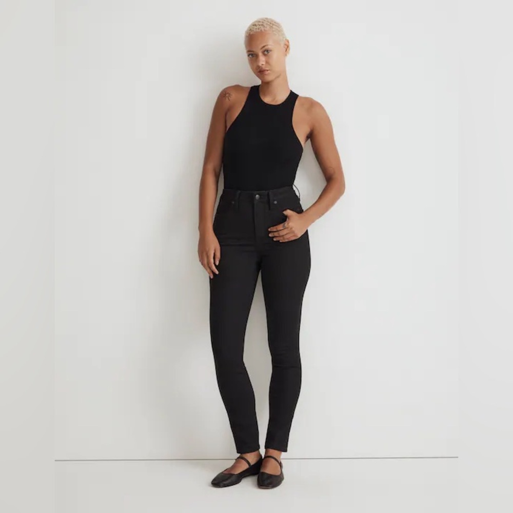 MADEWELL Curvy 10" High-Rise Skinny Jeans. Size: 26P